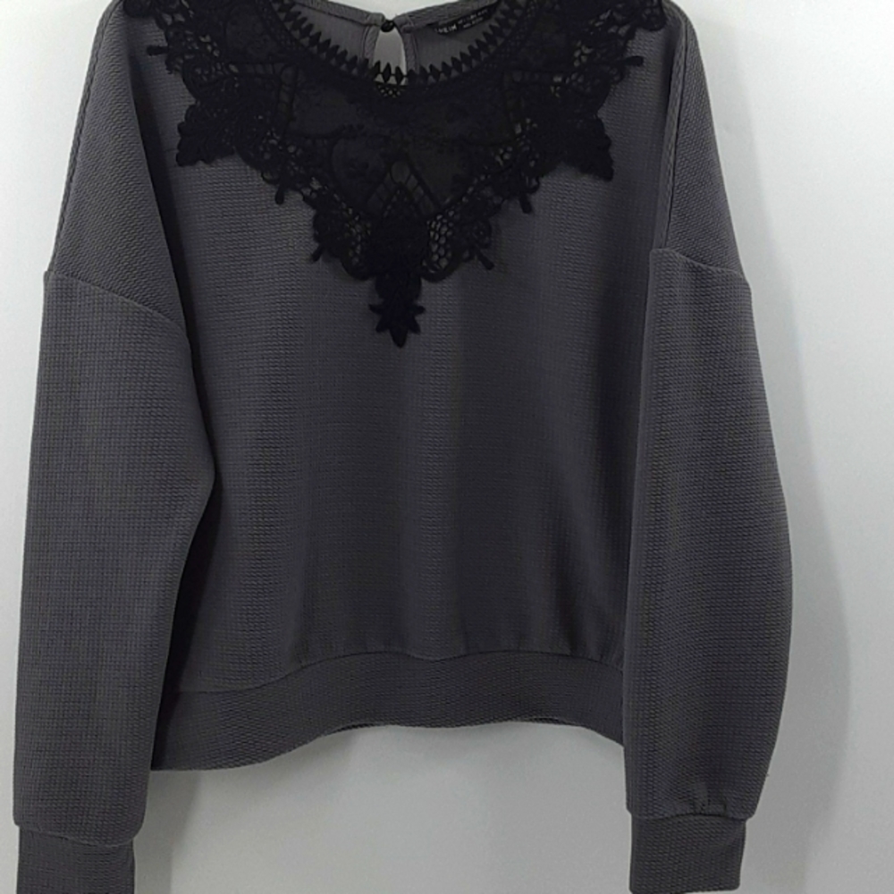 Shein Blouse with Mesh Detailing